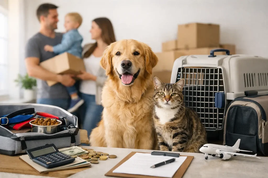 A Pet Relocation Cost Breakdown for Families