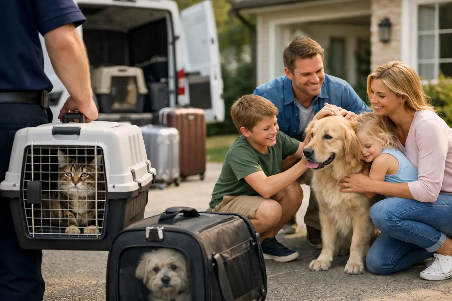 How Door to Door Pet Relocation Works for Families