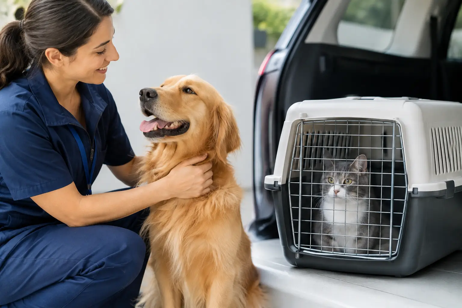 Professional Handlers Versus Self Shipping Pets